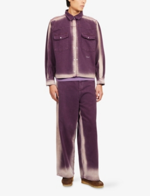 RASSVET: Shadow Wash Long-Sleeve Denim Shirt