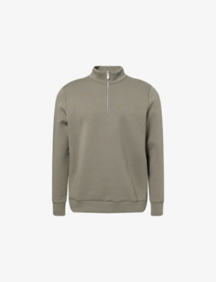 ARNE: Interlock Half-Zip Cotton-Jersey Sweatshirt
