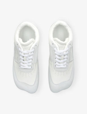 MM6: Anatomic Leather and Suede Low-Top Trainers