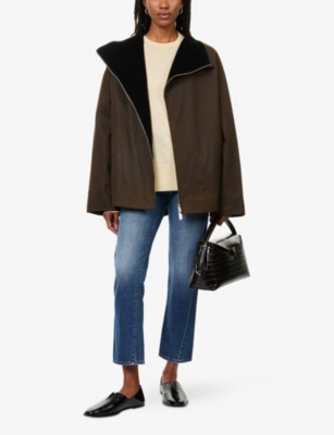 TOTEME: Twisted Seam Straight-Leg Denim Jeans