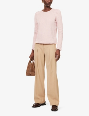 ME AND EM: Raw-Edge Cotton-Jersey Sweatshirt