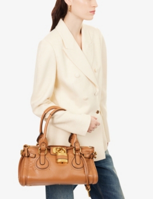 Chloé Womens Mustang Brown Paddington Leather Shoulder Bag In Brown