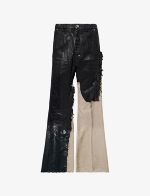 RICK OWENS: Joris Flared Denim Trousers