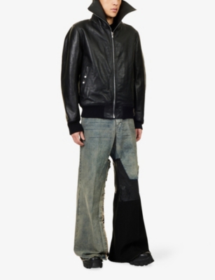 RICK OWENS: Joris Flared Denim Trousers