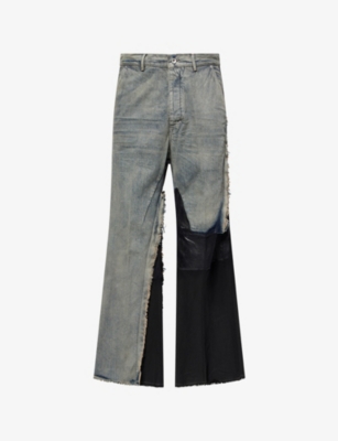 RICK OWENS: Joris Flared Denim Trousers