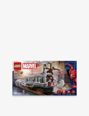 LEGO: LEGO® ǀ Marvel Spider-Man vs. Doc Ock Subway Train Scene Building Toy 76321