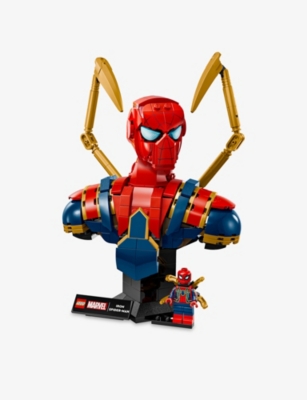 LEGO: LEGO® Marvel Iron Spider-Man Bust Collectable Adult Building Set 76326