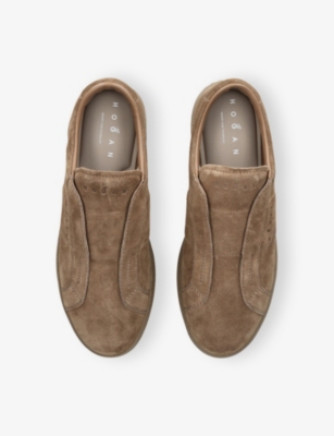 HOGAN: H668 Slip-On Suede Trainers