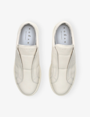 HOGAN: H668 Slip-On Leather Trainers
