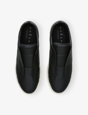 HOGAN: H668 Slip-On Leather Trainers