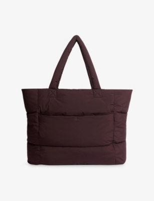 Sweaty Betty Womens Nimbus Cloud Woven Tote Bag Sable Brown In Brown