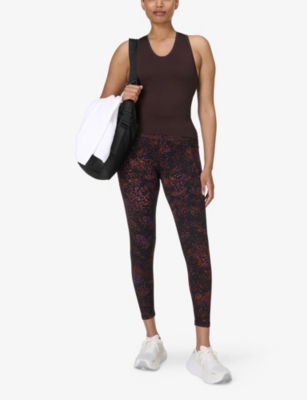 SWEATY BETTY: Athlete Crop V-Neck Stretch-Woven Vest