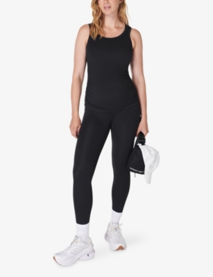 SWEATY BETTY: All Day Maternity Scoop-Neck Stretch-Woven Vest