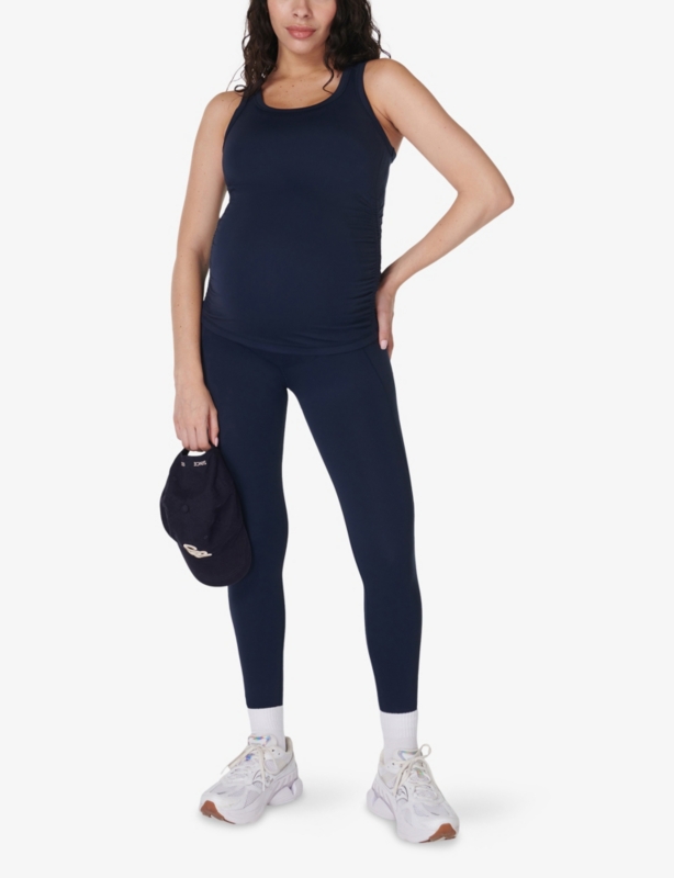 All Day Maternity Scoop-Neck Stretch-Woven Vest