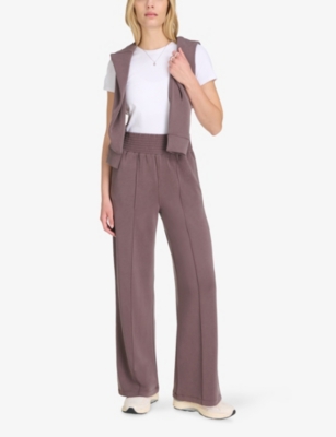 Sweaty Betty Womens Sand Wash Cloudweight Track Jersey Trousers Sable Brown In Brown