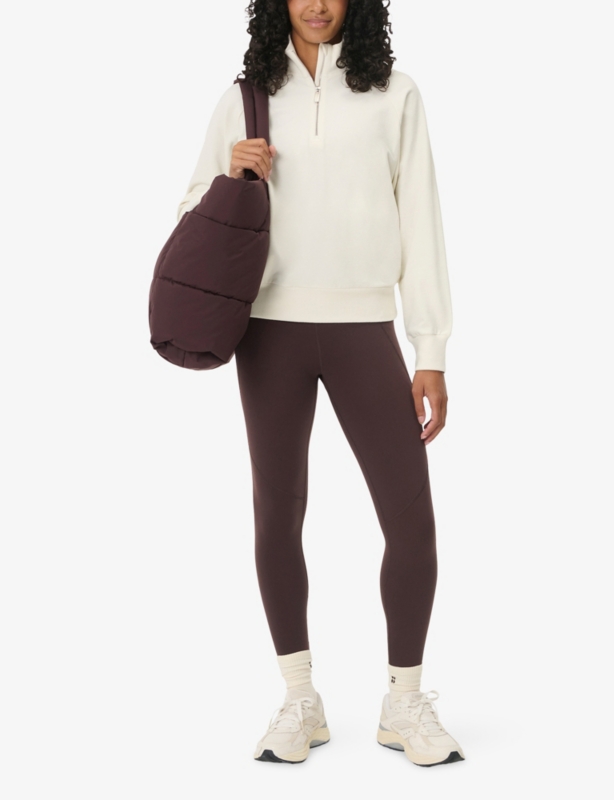 Escape Luxe Half-Zip Fleece Sweatshirt