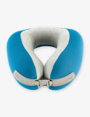 Go Travel Blue Grey Memory Dreamer Neck Pillow In Gray