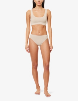 HANRO: Touch Feeling Mid-Rise Stretch-Woven Briefs