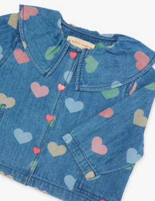 Konges Slojd Bon Coeur Colore Magot Denim Shirt 12 Months-10 In Blue