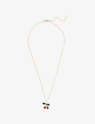 KONGES SLOJD: Cherry 24ct Gold-Plated Sterling-Silver Necklace