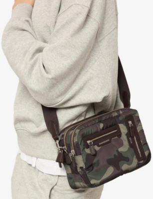 Anya Hindmarch Womens Trio Camouflage-pattern Nylon Cross-body Bag In Multi