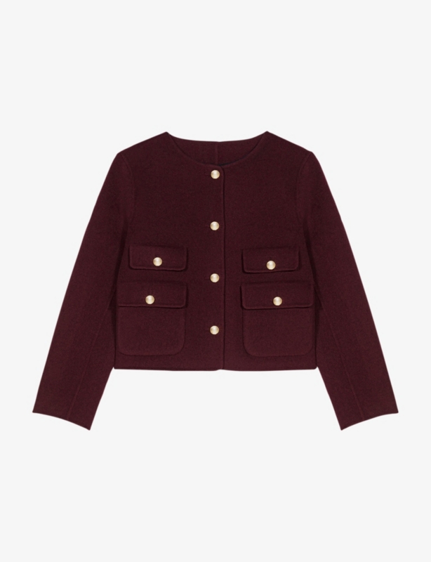 Reversible Double-Face Wool-Blend Jacket