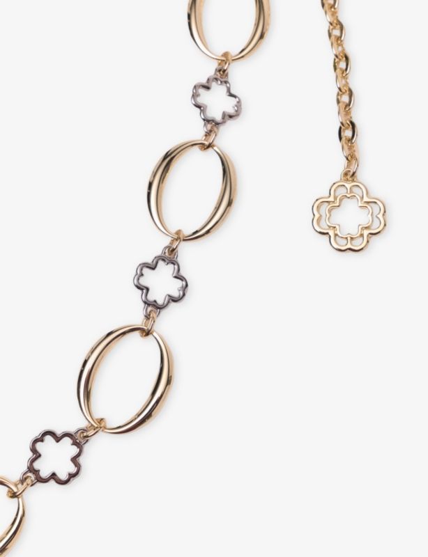 Clover Metal Chain Belt