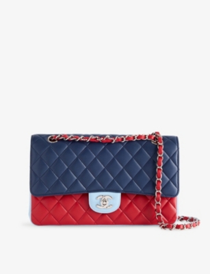 RESELFRIDGES Chanel Classic Double Flap Leather Shoulder Bag