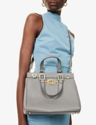 RESELFRIDGES: Pre-Loved Gucci Zumi Leather Top Handle Bag