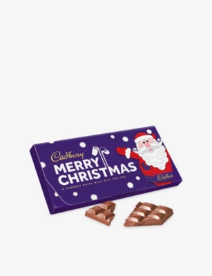 CADBURY: Cadbury Merry Christmas mas Dairy Milk Chocolate Bar 110g