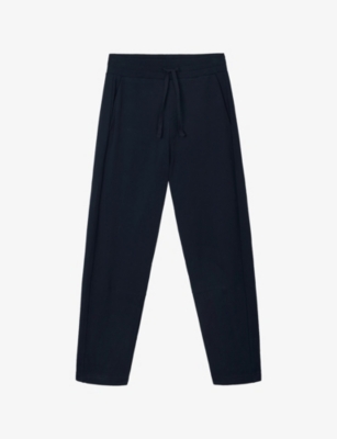 The White Company: Travel Tapered-Leg Cotton Trousers