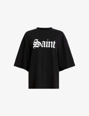 ALLSAINTS: Amelie Branded-Print Cotton-Jersey T-Shirt