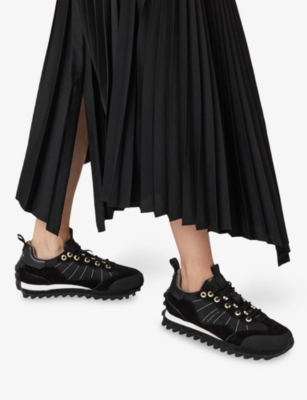 ALLSAINTS: Nevis Suede And Mesh Trainers