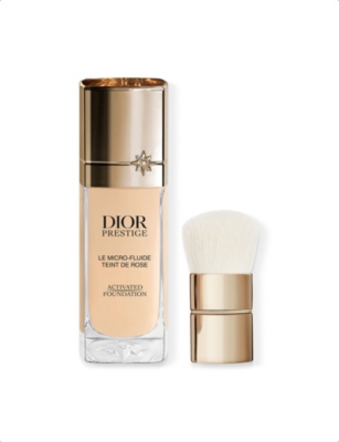 Dior 1w  Prestige Le Micro-fluid Teint De Rose Micro-nutritive Foundation 30ml In White
