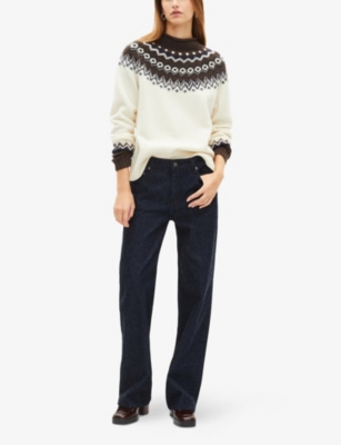 THE KOOPLES: Wide-Leg Low-Rise Jeans