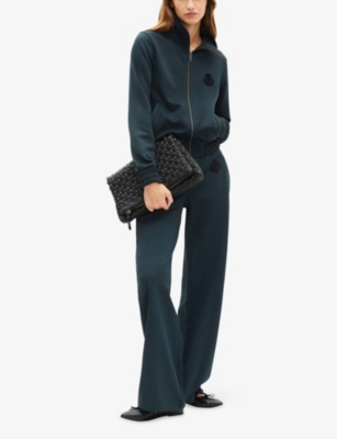 THE KOOPLES: Logo-Embroidered Elasticated-Waist Cotton-Jersey Jogging Bottoms