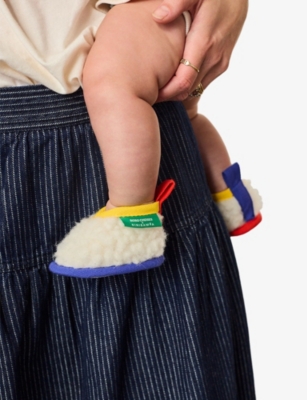 Binibamba Milk Bobo Choses X  Merino-wool Booties 0-3 Months Xs In White