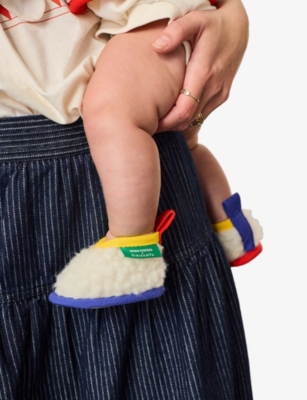 Binibamba Milk Bobo Choses X  Merino-wool Booties 3-6 Months In White