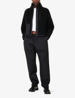 Canada Goose Simcoe Fleece Wool-blend Jacket In Black
