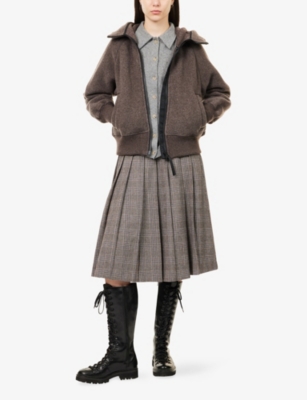 Canada Goose Black Label Chilliwack Wool-blend Jacket In Brown