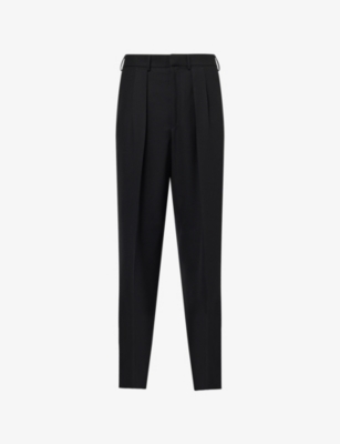 TOM FORD: Textured Straight-Leg Wool Trousers