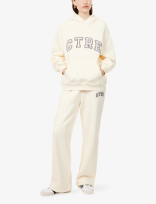 THE COUTURE CLUB: Drawstring Straight-Leg Cotton-Jersey Joggers