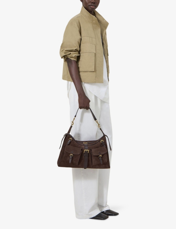 Roxanne Suede Shoulder Bag