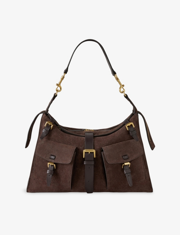 Roxanne Suede Shoulder Bag