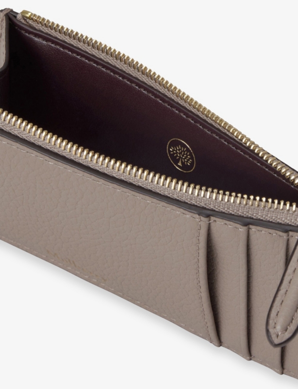 Continental Zipped Long Leather Card Holder