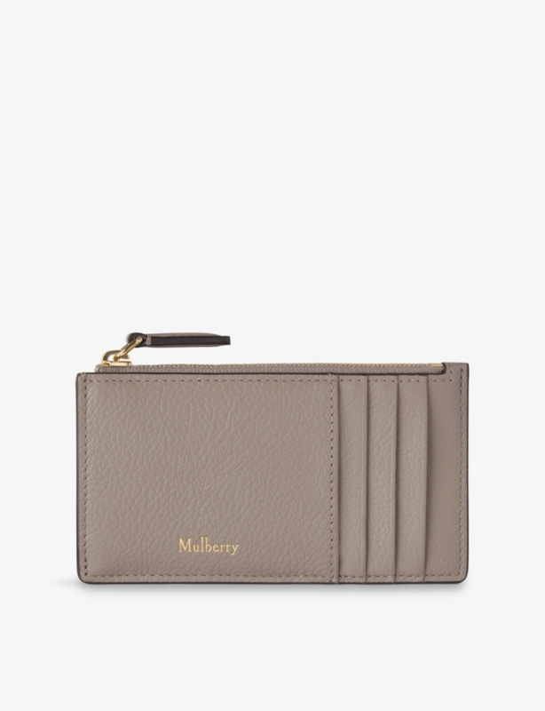 Continental Zipped Long Leather Card Holder