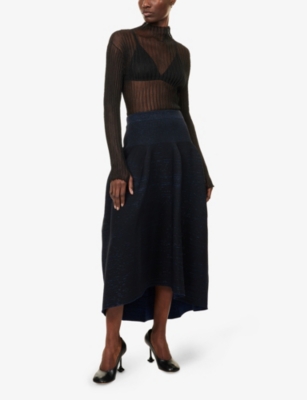 CFCL: Pottery Glitter Knitted Midi Skirt
