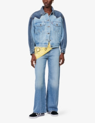 Levi's Women's 90s Western Piece Trucker Jacket In Blue