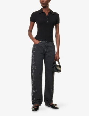 Levi's 90s Crystal-embellished Jeans In Black
