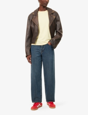 Levi's Womens Blue 578 Baggy Wide-leg Denim Jeans In Blue